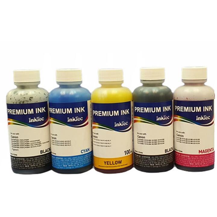 جوهر 100 سی سی اینک تک کره ای کانن InkTec canon  سری 5رنگ